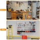 thumbnail image 5 of Organizador de pared con tablero perforado TORACK, 109 piezas, con ganchos y contenedores de 4 pies, 5 of 7