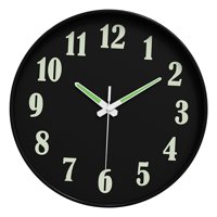 Bothyi - Reloj De Pared Que Brilla En La Oscuridad, 25 Cm, Ideal Para Oficina, Sala De Estar, Decoración Del Hogar, Estilo F