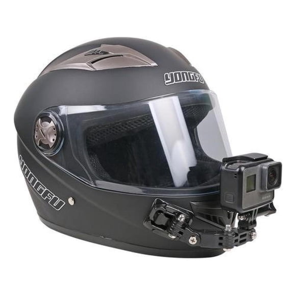 Soporte Gopro Frontal Y Lateral Para Casco De Moto-bicicleta Multicolor