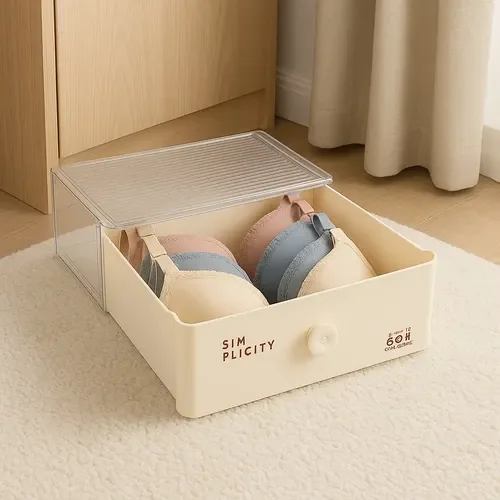 Homer Design - Caja Organizador De Closet Ropa Interior Aplicable Modular Sin Division Para Sosten