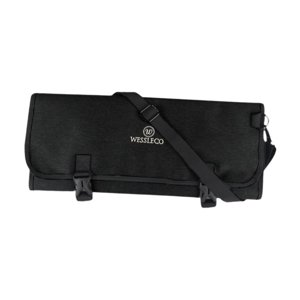 Magideal - Bolsa Para Cuchillos De Chef Estuche Enrollable Y Portacuchillos Portátil Funda De Transporte De Poliéster Impermeable Con 20 Bolsillos Adecuado Para