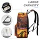 thumbnail image 4 of Doom Eternal-theme Backpack, Campus style schoolbag Bookbag with Adjustable Shoulder Straps And Large Zip Compartment, Unisex Travel Bags.42x30x15cm, 4 of 6