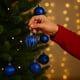 thumbnail image 2 of 12 Bambalinas Esferas Navideñas Azul 6cm Decoracion Navidad, 2 of 3