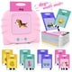 thumbnail image 3 of Talking Flash Cards Learning Toys For 1-6 Years Old Boys Girls, Educational Toddlers Toys For Kids,Speech Therapy Toys Autism Toys Christmas Birthday Gifts For Toddler Boys Girls (Pink), 3 of 3