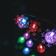 thumbnail image 2 of Guirnalda Solar Navidad 20 Led Copos Nieve Multicolor, 2 of 7