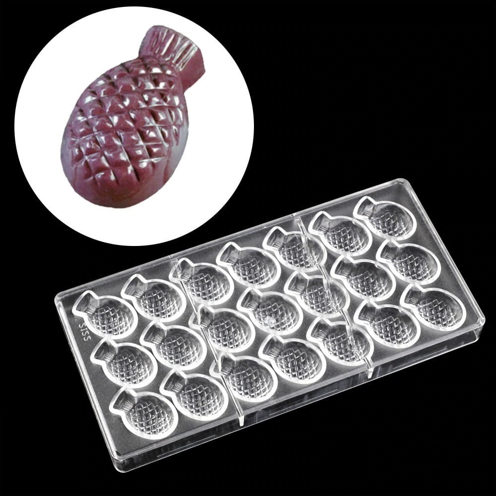 Genérico - Molde De Chocolate Moldes Para Chocolates Molde Bombon Piña