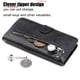 thumbnail image 4 of Funda tipo cartera para iPhone 17 con bolsillo con cremallera y ranuras para tarjetas – Función de soporte Negro, 4 of 5