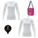 thumbnail image 1 of Pack 2 Camisetas Deportiva Primera Capa Microfibra Mujer+bolso Regalo Talla Xl, 1 of 3