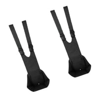 Magideal - 2 Estriberas Para Atv, Bolsa Para Pies Para Atv, Soporte Universal Portátil Para Pies, Hamaca Plegable Para Viajes Al Aire Libre Para Atv, Reposapiés