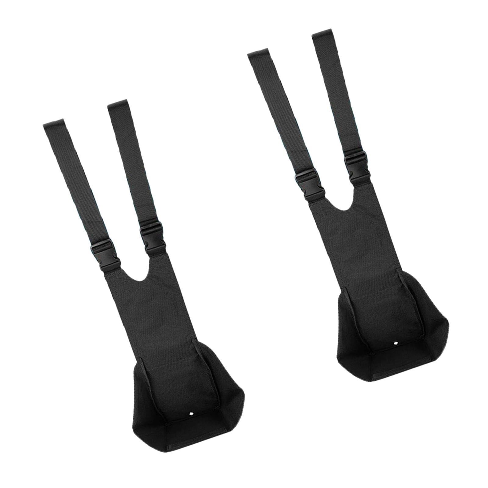 Magideal - 2 Estriberas Para Atv, Bolsa Para Pies Para Atv, Soporte Universal Portátil Para Pies, Hamaca Plegable Para Viajes Al Aire Libre Para Atv, Reposapiés