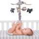 thumbnail image 2 of Crib Mobile Lambs & Ivy Woodland Forest Gris/Tan con música, 2 of 6