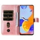 thumbnail image 5 of Funda con Cremallera para Xiaomi Redmi NOTE 11 PRO, Carcasa Cartera de Cuero PU con Soporte y Tarjetero, 5 of 6
