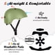 thumbnail image 5 of Casco de bicicleta OUWOER ajustable multideportivo para niños pequeños y jóvenes, 5 of 7