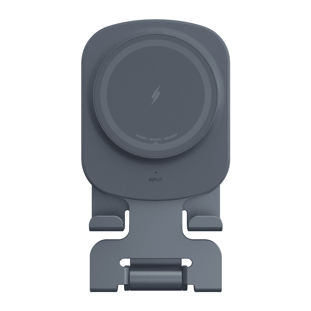 Genérico - Soporte De Carga Inalámbrico Para Iphone Samsung Galaxy Qi Soporte De Carga Rápida Para Airpods Pro 2 3 Smartphones 15w-gris