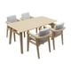 thumbnail image 5 of Silla De Mesa De Comedor De Casa De Muñecas Dioramas Para El Diseño De La Mesa De Arena Proyectos De Bricolaje 3.4x1.7x1.5 Pulgadas, 5 of 5