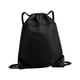thumbnail image 3 of Mochila con cordón Bolsa con cordón Bolsas de Gimnasio Bolsas de PE Plegables Grandes Mochila para niños Adultos Fútbol Yoga Senderismo Playa Negro, 3 of 5