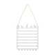 thumbnail image 2 of Estante Colgante Para Joyería, Cadenas De 7 Niveles Para Tienda, Vestidor, Transmisión En Vivo, Blanco, 2 of 3