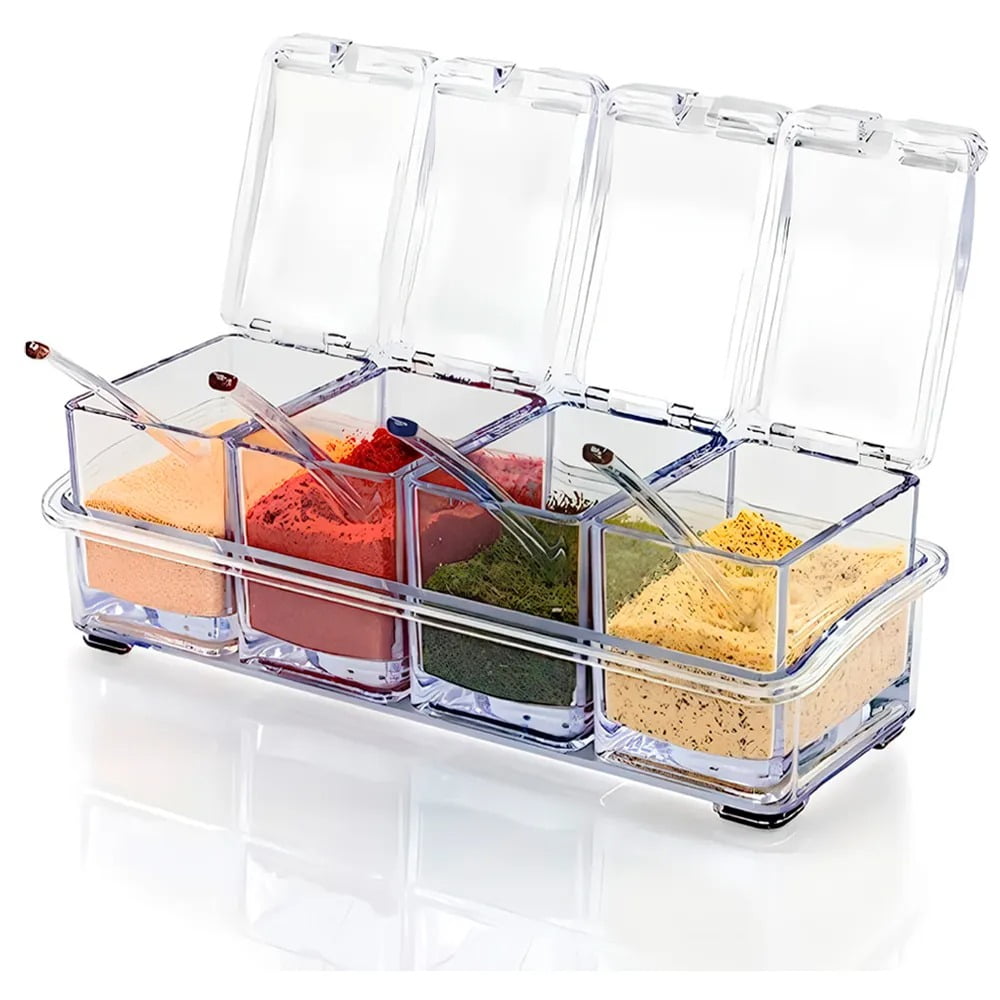 Oem - Especiero Modular Para Condimentos De Cocina Color Transpare