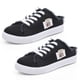 thumbnail image 1 of Zapatillas de lona para mujer con espuma viscoelástica Clipper, cómodas, sin cordones, para vacaciones, 1 of 5