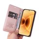 thumbnail image 4 of Funda Billetera de Cuero para Xiaomi 17 con Tarjetero y Soporte - Tapa Magnética Rosa, 4 of 5