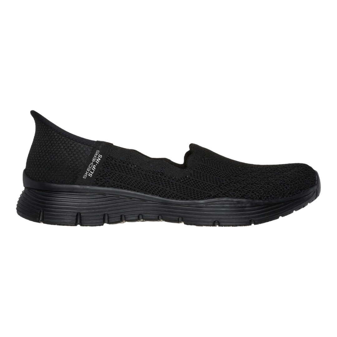 Zapatillas Skechers Slip-Ins Seager Believe It Negras (Mujer) | 158980-Bbk - Talla 37,5