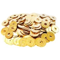 Monedas Feng Shui Import De Feng Shui, Metal Dorado, Con Forma De I Chi, 10 Unidades