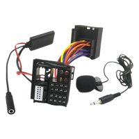 Magideal - Adaptador Receptor De Módulo Adaptador De Audio Con Micrófono Adaptador De Cable Auxiliar De Radio De Alto Rendimiento De 12 Pines Para C2 C3 C5 C6 C8