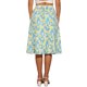 thumbnail image 3 of Faldas Midi para Mujer INSPIRE CHIC Cintura Elástica Campesina A-Line Faldas Florales Ditsy Flor de Albaricoque XS, 3 of 6
