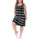 thumbnail image 2 of Agnes Orinda Tallas Grandes Vestidos de Verano sin Mangas con Diseño Tie Dye para Mujeres Vestido de Playa Camiseta Vestido Casual Suelto de Tirantes 4X Negro, 2 of 6