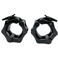 Linea Sport - Par De Collarines 25 Mm Ajuste De Seguridad Para Barra Olímpica