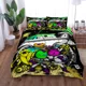 thumbnail image 1 of Mikoto Misaka Comics Duvet Cover Set Double Bed Linen Set Bed Sheets, 1 of 5