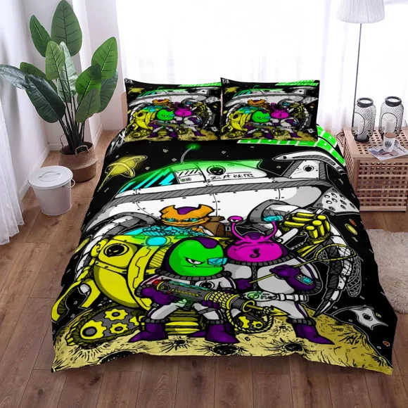 Hajime x Yue Arifureta Duvet Cover Set Double Bed Linen Set Bed Sheets