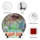 thumbnail image 3 of Chica de pelea invencible Plato decorativo de porcelana fina (bone china), plato decorativo de cerámica para hogar, oficina, soporte de pared, platos decorativos para dormitorio - 6 pulgadas (15 cm), 3 of 6