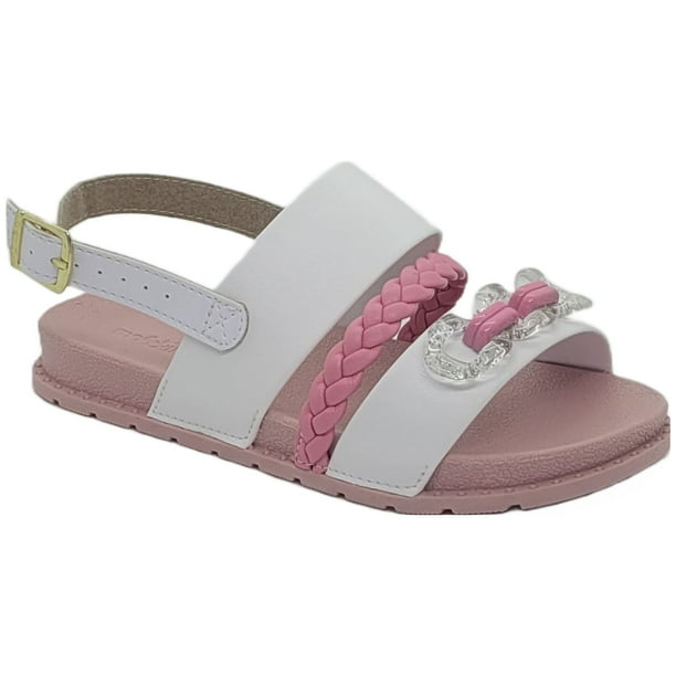 SANDALIAS MOLEKINHA BLANCO/ROSADO (NIÑAS) | 2341.106.23876.82826 - Talla 28