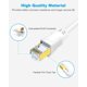 thumbnail image 4 of Cable Ethernet DDMALL Cat 8 de 1,8 m 40 Gbps (Blanco), 4 of 9