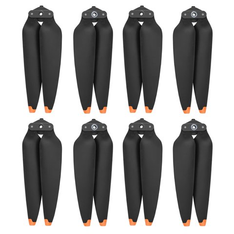 Craznick - Hélices De Repuesto Para Dji Air 3S/Air 3, 8 Unidades, Color Naranja
