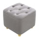 thumbnail image 3 of Taburete para pies Reposapiés Asiento acolchado Taburete otomano antideslizante estable Taburete pequeño para vestidor Entrada Guardería Sofá Hogar , gris, 3 of 5