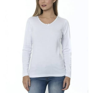Lady Genny - Camiseta Algodón Hipoalergenico Manga Larga