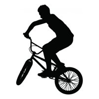 Rienda Libre Graphics - Decomural Bmx Rider Cycling Sports Ws-42909
