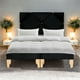 thumbnail image 3 of Base Cama Deluxe King Negro Felpa, 3 of 3