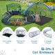 thumbnail image 2 of Casa para Gatos Tivray 4‑en‑1 Portátil – Tienda, Corral Hexagonal y Túneles, 2 of 7