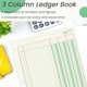 thumbnail image 3 of gisgfim 3 Column Ledger Pad, paquete de 2, verde para análisis contable, 3 of 3