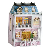 Magideal - Casa De Muñecas En Miniatura Con Kits De Muebles, Artesanía En Madera, Juguetes Coleccionables, Rompecabezas 3D, Casa De Muñecas, Juguete Hecho A Mano