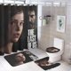 thumbnail image 1 of The Last of Us-theme 4-Piece Shower Curtain Set with Rugs, Waterproof Bathroom Decor Set Includes Bath Mat, U-Shaped Rug, Toilet Lid Cover and Curtain with Hooks, 1 of 6