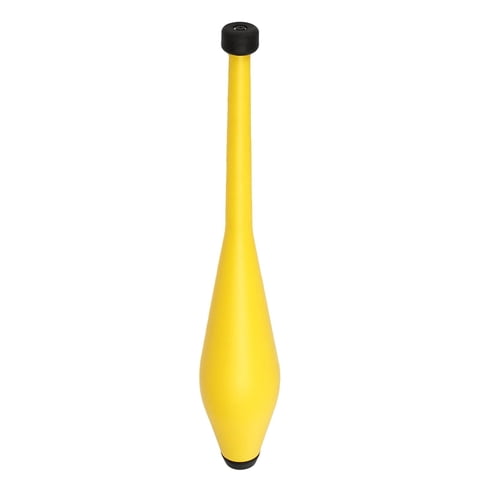 Magideal - Palo De Malabares De 1 Pieza Con Mango Liso Abs, Juguete De Circo Amarillo, Palo De Malabares Para Niños, Truco De Magia Para Principiantes De Viaje