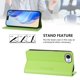 thumbnail image 3 of Funda Billetera con Soporte para iPhone 17e/iPhone 16e Bloqueo RFID Plegable Verde claro, 3 of 6
