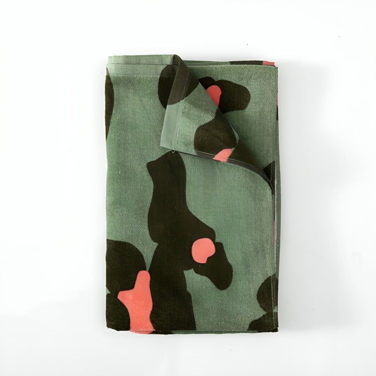 Mashini - Toalla De Playa Algodón Velour Leopard