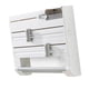 thumbnail image 2 of 6 en 1 Dispensador de láminas de estante de pared multifuncional Dispensador resistente Simple Simple Showing Paper Suppil Stapting para hogar para el, 2 of 5