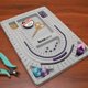 thumbnail image 5 of Tabla de abalorios The Beadsmith, 24 x 33 cm, diseño flocado, color gris, 5 of 7
