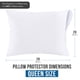 thumbnail image 4 of Protectores de almohada Utopia Bedding, impermeables, tamaño queen, paquete de 4, 4 of 7